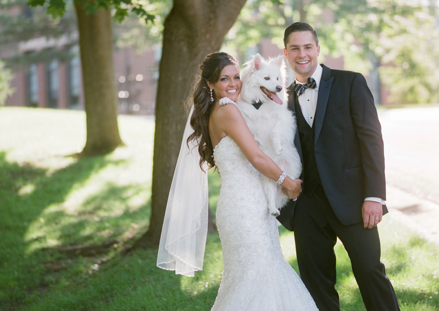 Wedding dogs are the best - a sweet candid at West Hills, Owatonna